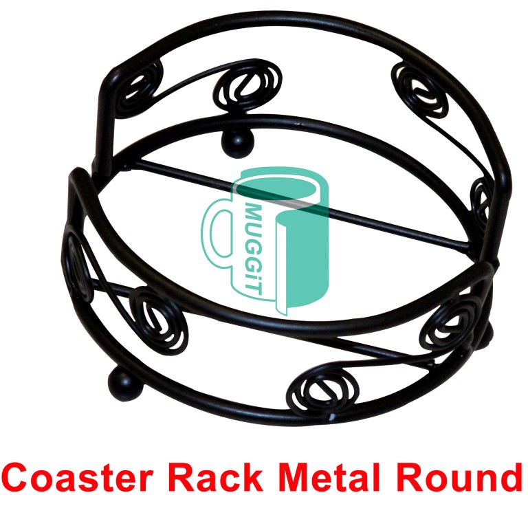 Coaster Rack Metal Round