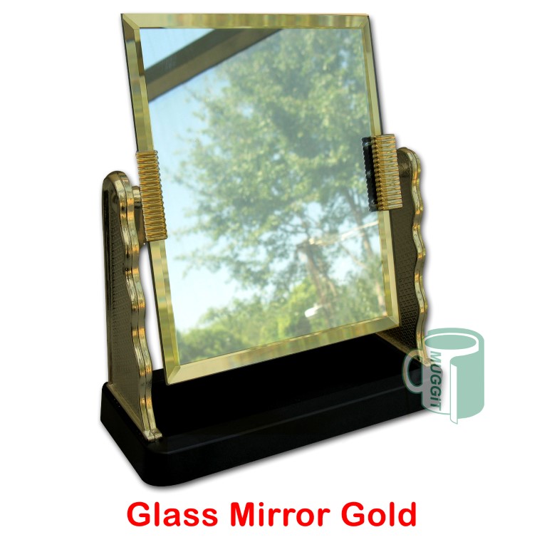 Glass Mirror Gold