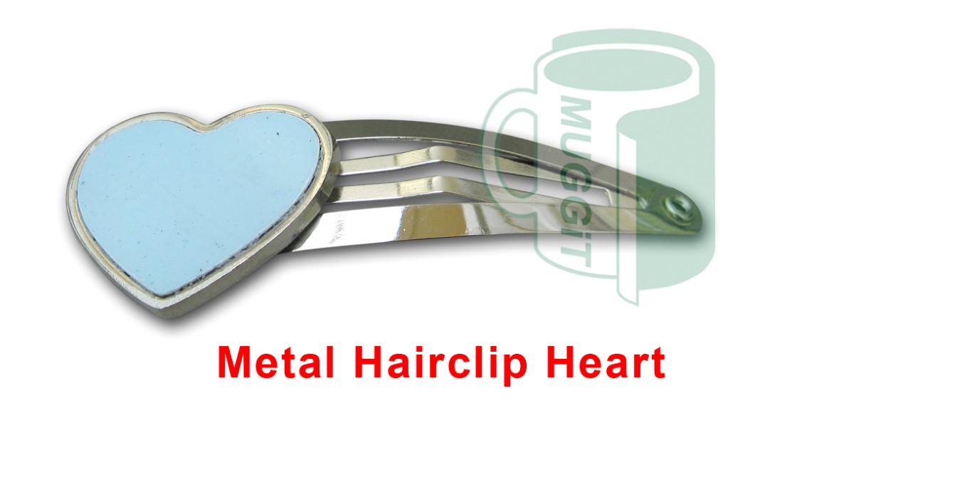 Metal Hairclip Heart