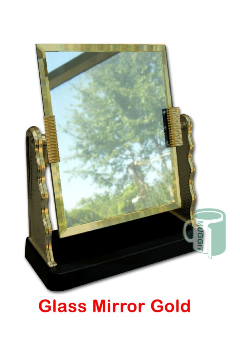 Glass Mirror Gold