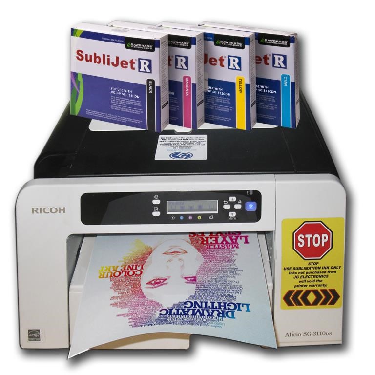 Sublimation printer  A4 Ricoh SG3110 DN for SubliJet-R  1