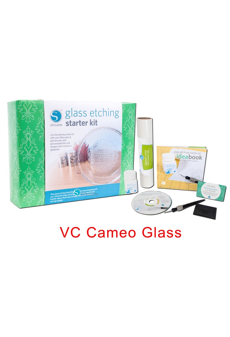 Cameo Glass Etching Starter Kit